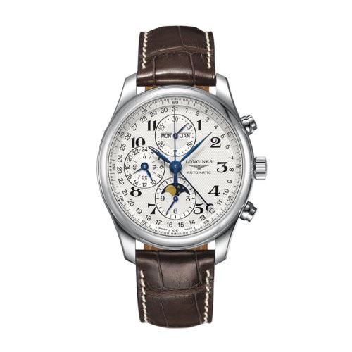 预订款1个月 LONGINES/浪琴 名匠系列 月相自动机械皮表带男表40毫米L2.673.4.78.3（新品手表）